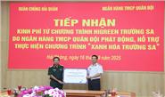 Quân chủng Hải quân tiếp nhận kinh phí từ Chương trình HiGreen Trường Sa